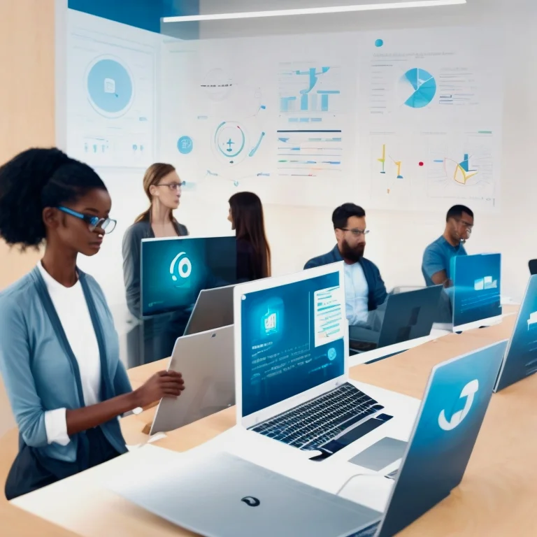 Teilnehmende beim Digital-Awareness-Training